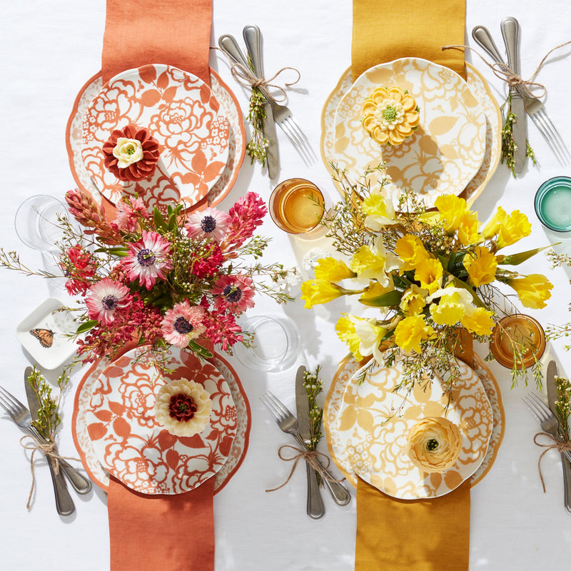 Butterfly Meadow Cottage Saffron Accent Plates - Set of 4