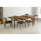 Amish Mid-Century Modern Expandable Leg Table with Butterfly Leaf