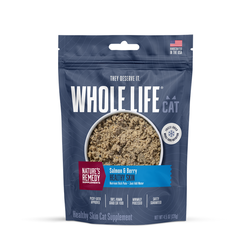Nature’s Remedy Healthy Skin & Allergy Support.  Human-Grade, Grain-Free, Whole Food Supplement for Cats - Made in Our Own Kitchens