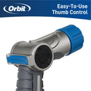 Orbit Adjustable Heavy-Duty Metal Thumb Control Nozzle
