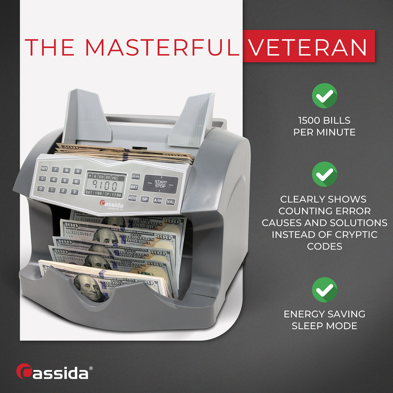 Cassida Advantec 75 Bill Counter
