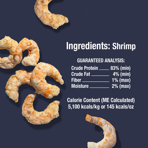 Just One Shrimp Cat Treats – Human Grade, Picky Eater Approved, Made in Our Own Kitchens