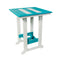 Amish 32" Square Long Beach Bar Table & 4 Bar Stools