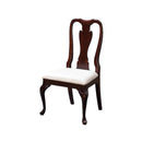 Amish 44"x 66" Queen Anne Cherry Expandable Table with 6 Chairs