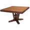 Amish Coventry Square to Round Pedestal Table
