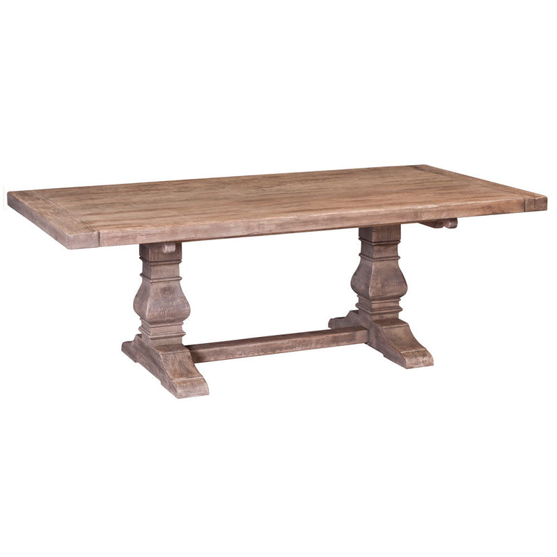 Amish Tuscany Rectangular Trestle Dining Table