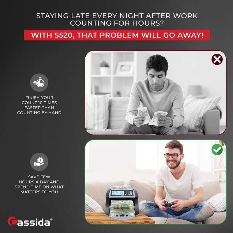 Cassida 5520 Bill Counter