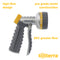 8-Pattern Garden Hose Nozzle with Front Trigger