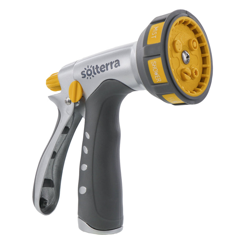 7-Pattern Garden Hose Nozzle with Rear Trigger