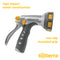 7-Pattern Garden Hose Nozzle with Rear Trigger