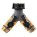 Garden Hose Y with Shut-offs