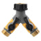 Garden Hose Y with Shut-offs