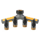 Garden Hose Manifold with Shut-offs
