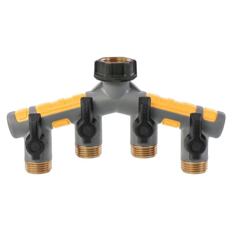 Garden Hose Manifold with Shut-offs