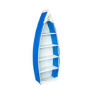 Amish 6' Poly Outdoor rowboat shaped book shelf