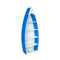 Amish 6' Poly Outdoor rowboat shaped book shelf