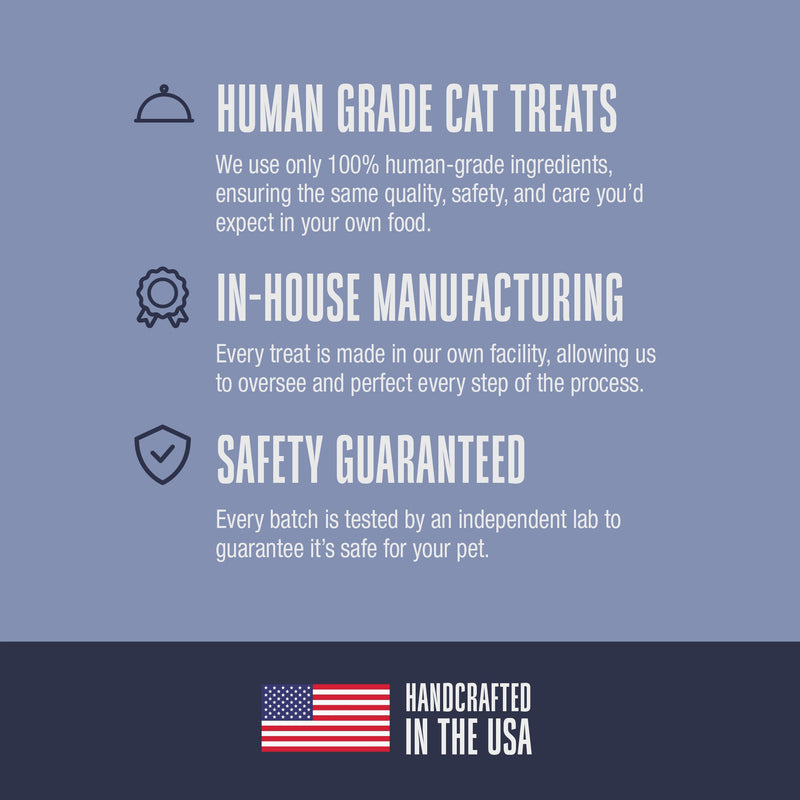 Just One Chicken Cat Treats – Human Grade, Picky Eater Approved, Made in Our Own Kitchens