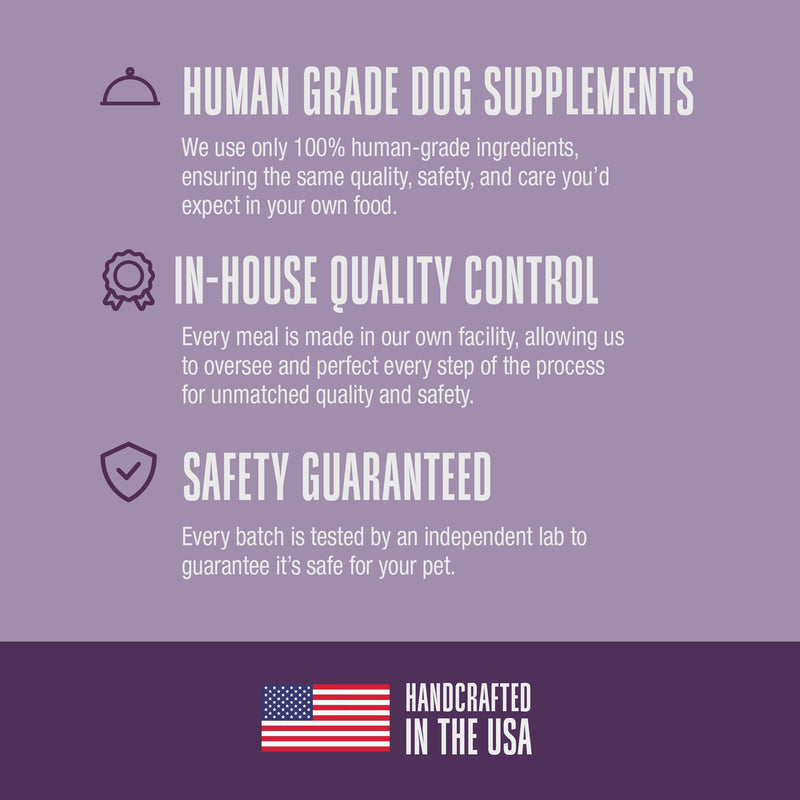 Nature’s Remedy Healthy Gut & Digestive Support.  Human-Grade, Grain-Free, Whole Food Supplement for Dogs - Made in Our Own Kitchens