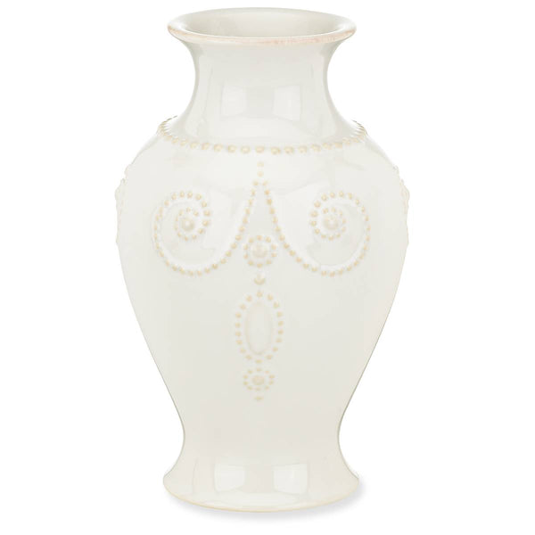 French Perle White Bouquet Vase