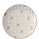 Trianna White Gold Salad Plate