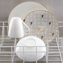 Trianna White 12-Piece Dinnerware Set