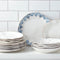 Blue Bay White Dinner Plates - Set of 4