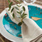 Sprig & Vine Turquoise Accent Plates - Set of 4