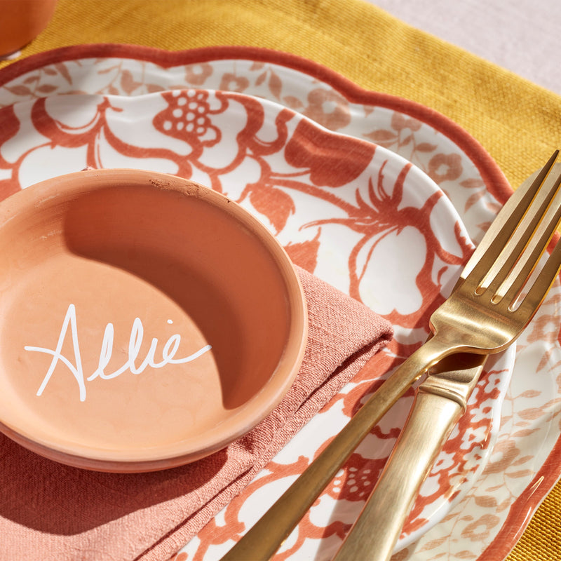 Butterfly Meadow Cottage Saffron Accent Plates - Set of 4