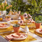 Butterfly Meadow Cottage Saffron Accent Plates - Set of 4