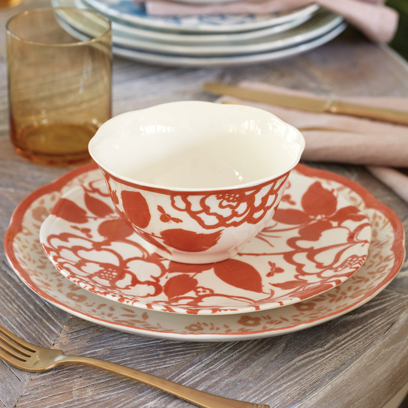 Butterfly Meadow Cottage Saffron Accent Plates - Set of 4