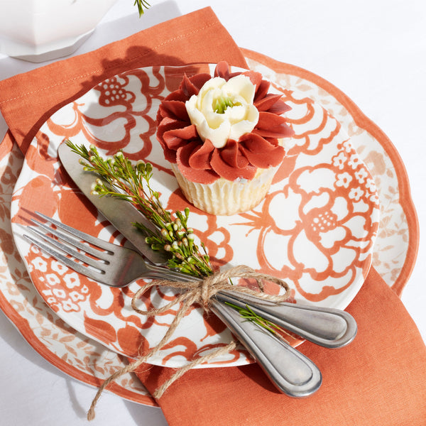 Butterfly Meadow Cottage Saffron Accent Plates - Set of 4