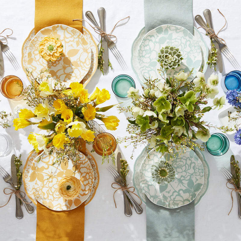 Butterfly Meadow Cottage Goldenrod Accent Plates - Set of 4