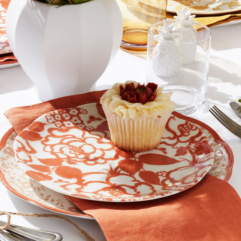 Butterfly Meadow Cottage Saffron Accent Plates - Set of 4