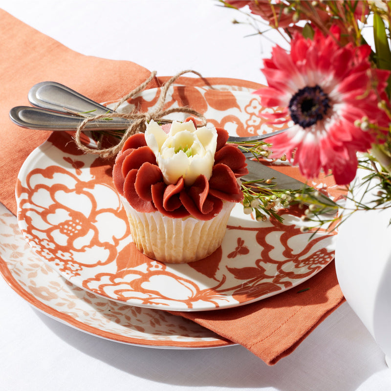 Butterfly Meadow Cottage Saffron Accent Plates - Set of 4