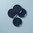 Bay Colors Blue Accent Plates - Set of 4