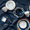 Bay Colors Blue Accent Plates - Set of 4
