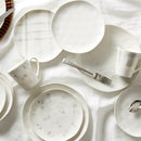 Bay Colors White Accent Plates - Set of 4