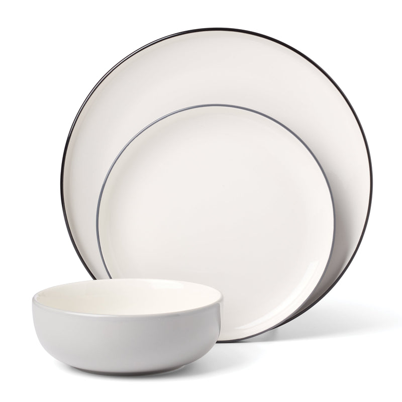 24 Seven Colors Pumice 12-Piece Dinnerware Set