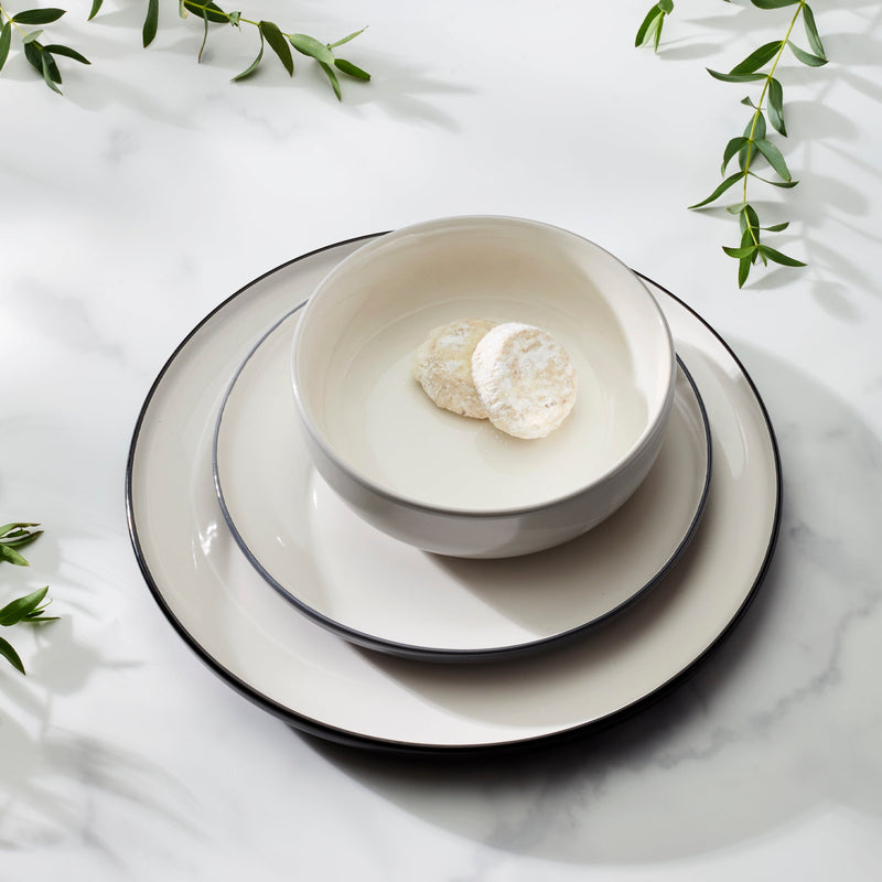 24 Seven Colors Pumice 12-Piece Dinnerware Set