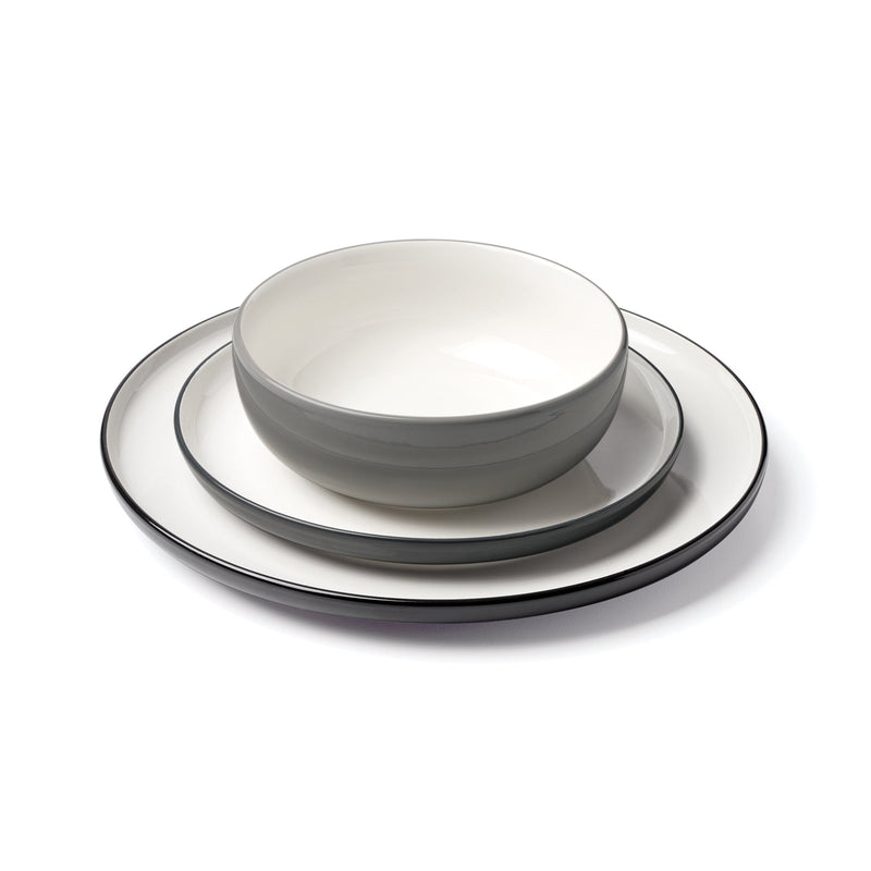 24 Seven Colors Pumice 12-Piece Dinnerware Set
