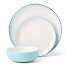 24 Seven Colors Turquoise 12-Piece Dinnerware Set