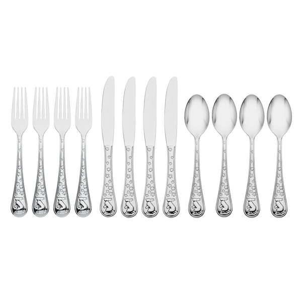 Bunny Hop 12 Piece Flatware Set