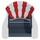 Amish Adirondack Patio Patriot Chair