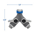 Orbit XL 2-Way Garden Hose Splitter