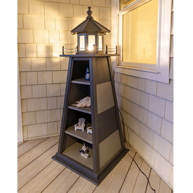 Amish 5' Poly lighthouse shelf