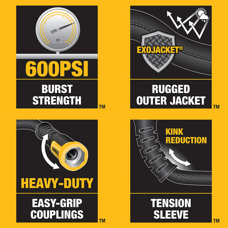 DEWALT® Heavy-Duty Professional Grade Fabric Hose