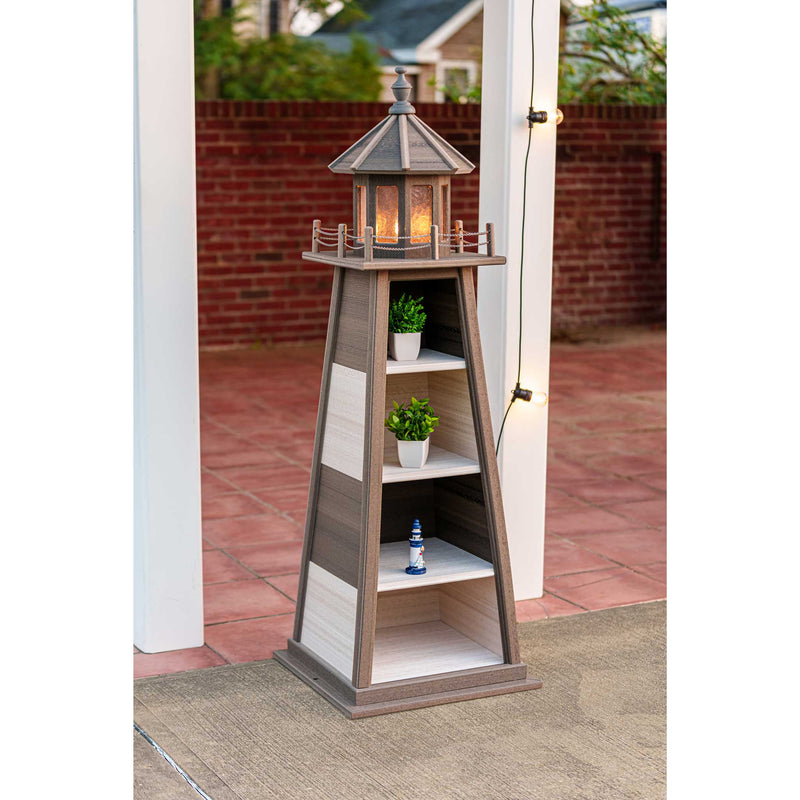 Amish 5' Poly lighthouse shelf