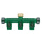 Plastic 5-Way Manifold w/3 Shut-Offs