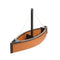 Amish Sailboat Shaped 47" Outdoor Poly Planter