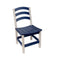 Amish Long Beach Patio Poly 43"x 96" Dining Table & Chairs for 8